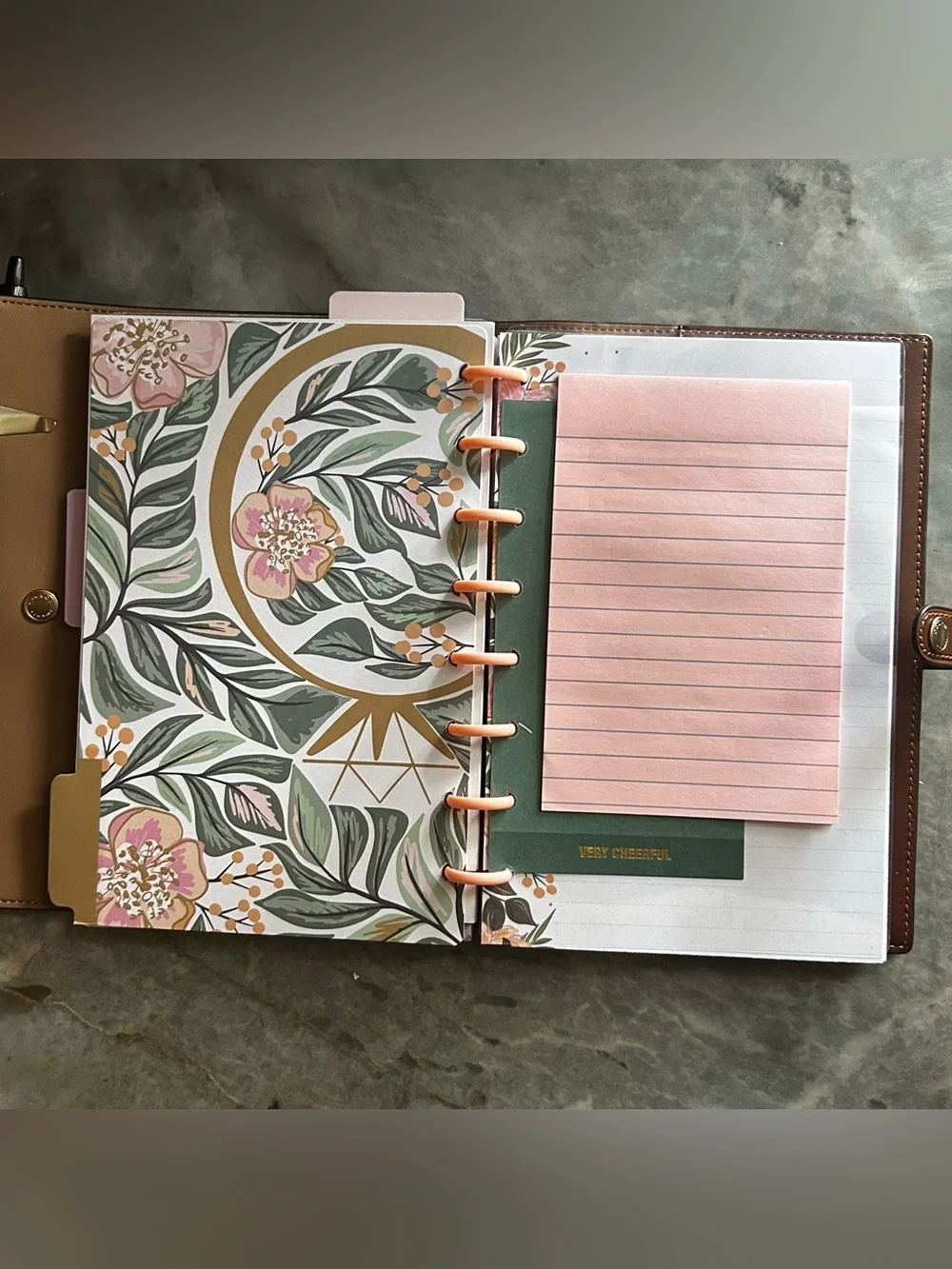 Planner / Agenda insert for Coach notebook cover